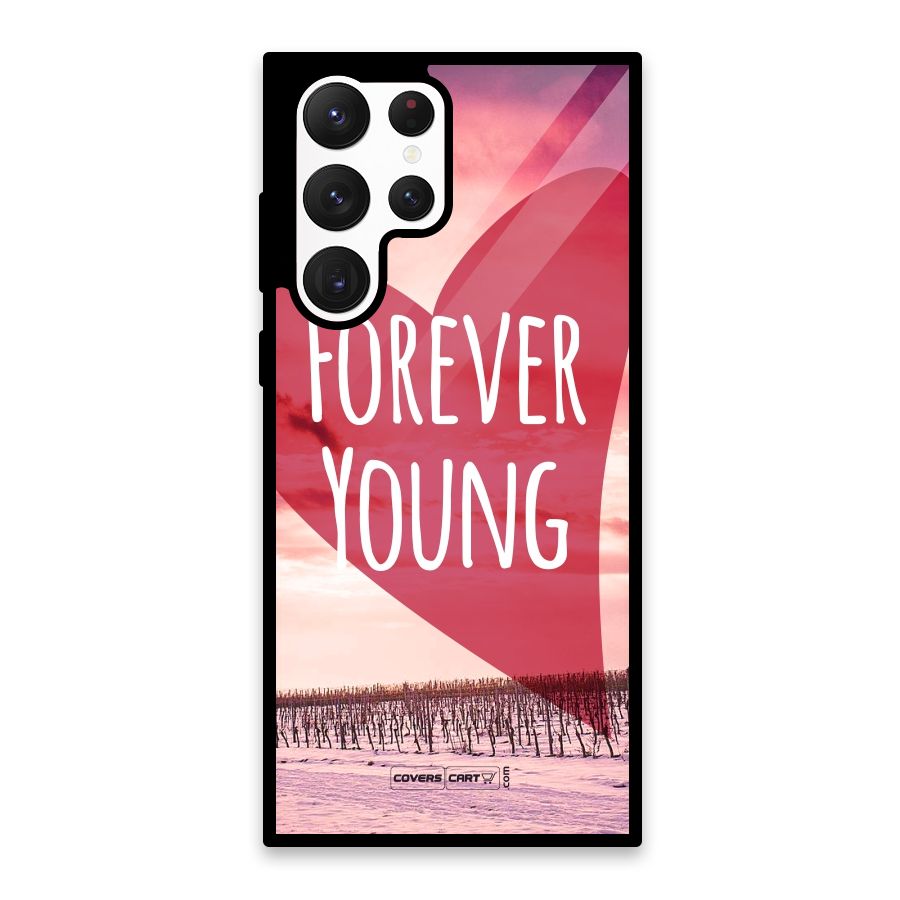 Forever Young Glass Back Case for Galaxy S22 Ultra 5G