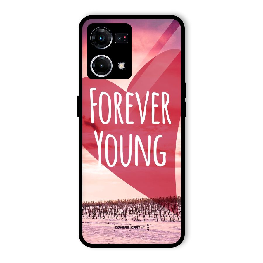 Forever Young Glass Back Case for Oppo F21 Pro 5G