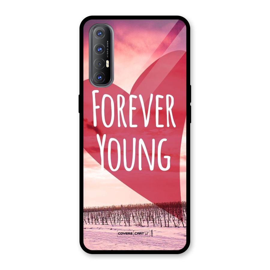 Forever Young Glass Back Case for Oppo Reno3 Pro