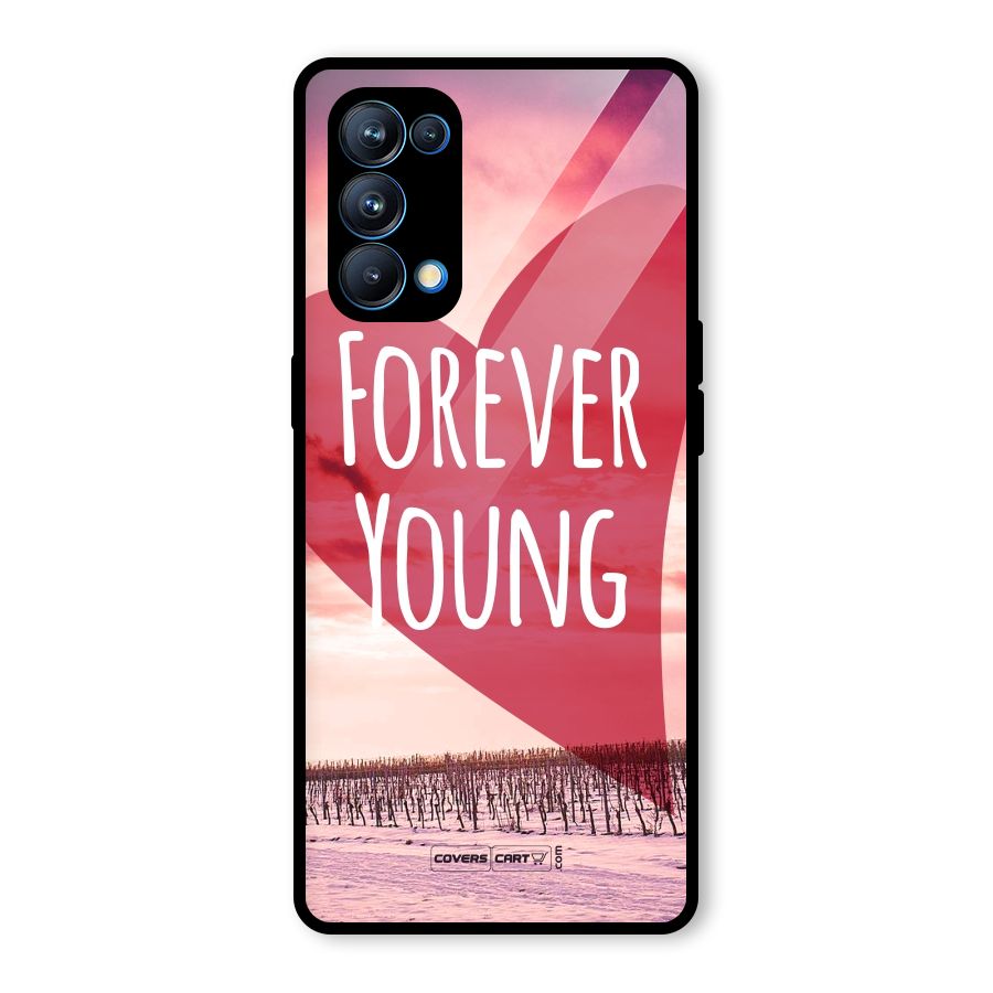 Forever Young Glass Back Case for Oppo Reno5 Pro 5G