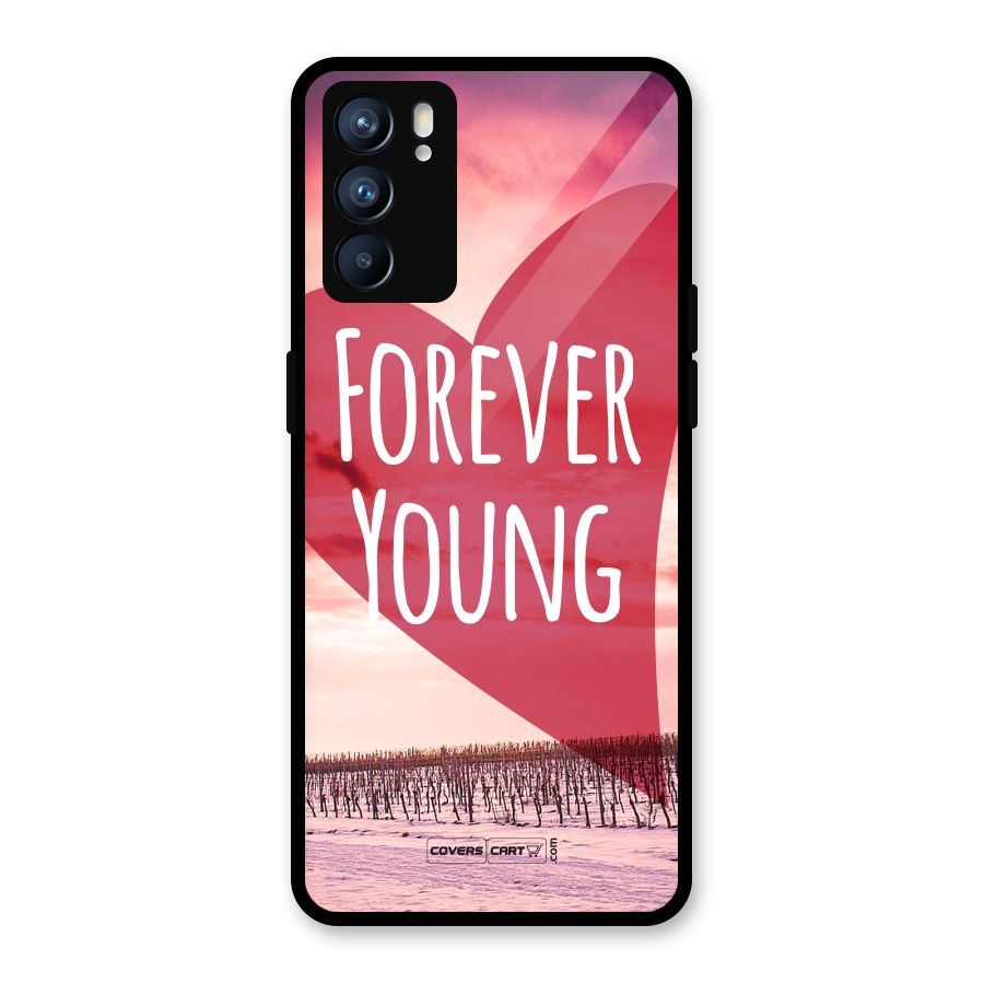 Forever Young Glass Back Case for Oppo Reno6 5G