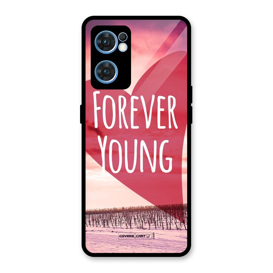 Forever Young Glass Back Case for Oppo Reno7 5G