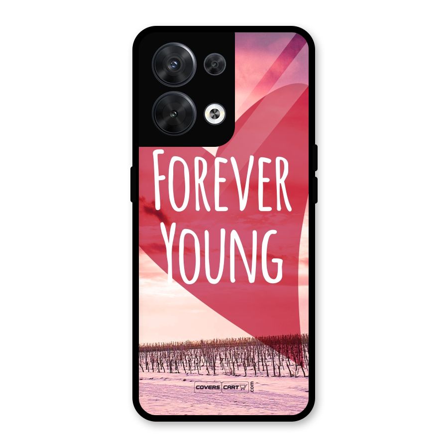 Forever Young Glass Back Case for Oppo Reno8 5G