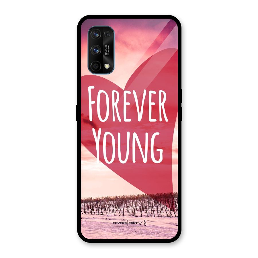 Forever Young Glass Back Case for Realme 7 Pro