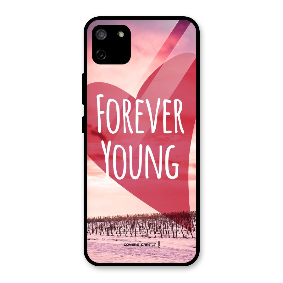 Forever Young Glass Back Case for Realme C11