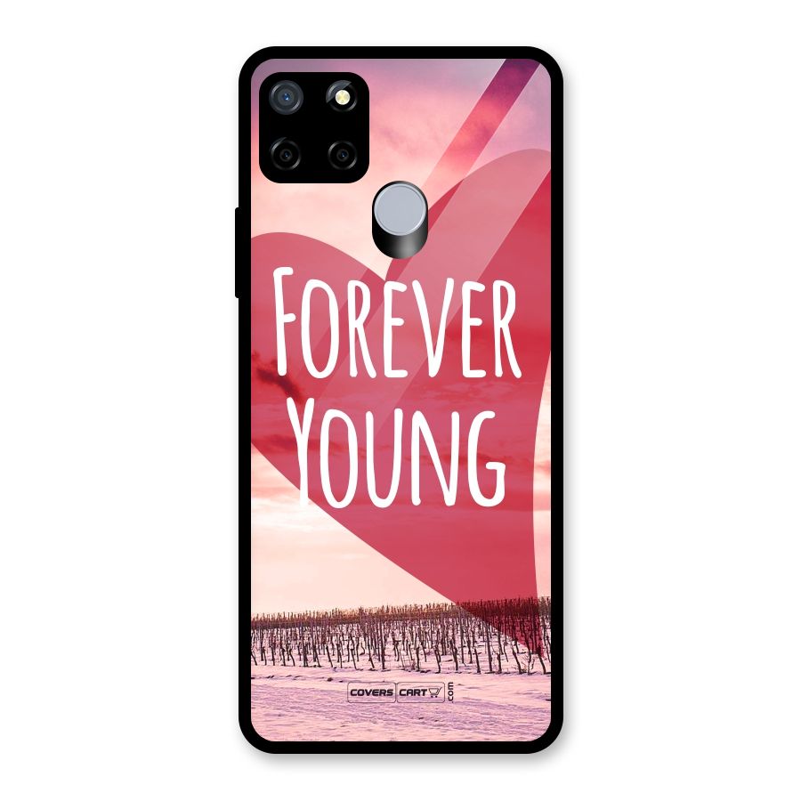 Forever Young Glass Back Case for Realme Narzo 20