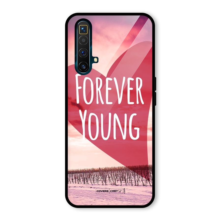 Forever Young Glass Back Case for Realme X3 SuperZoom