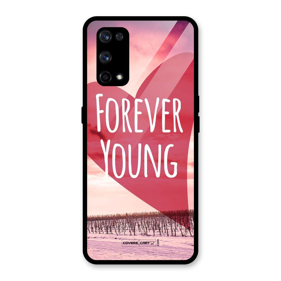 Forever Young Glass Back Case for Realme X7 Pro