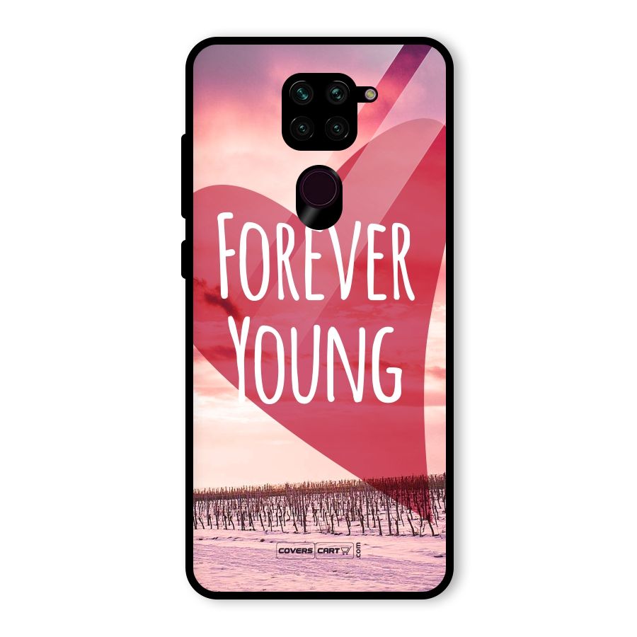 Forever Young Glass Back Case for Redmi Note 9