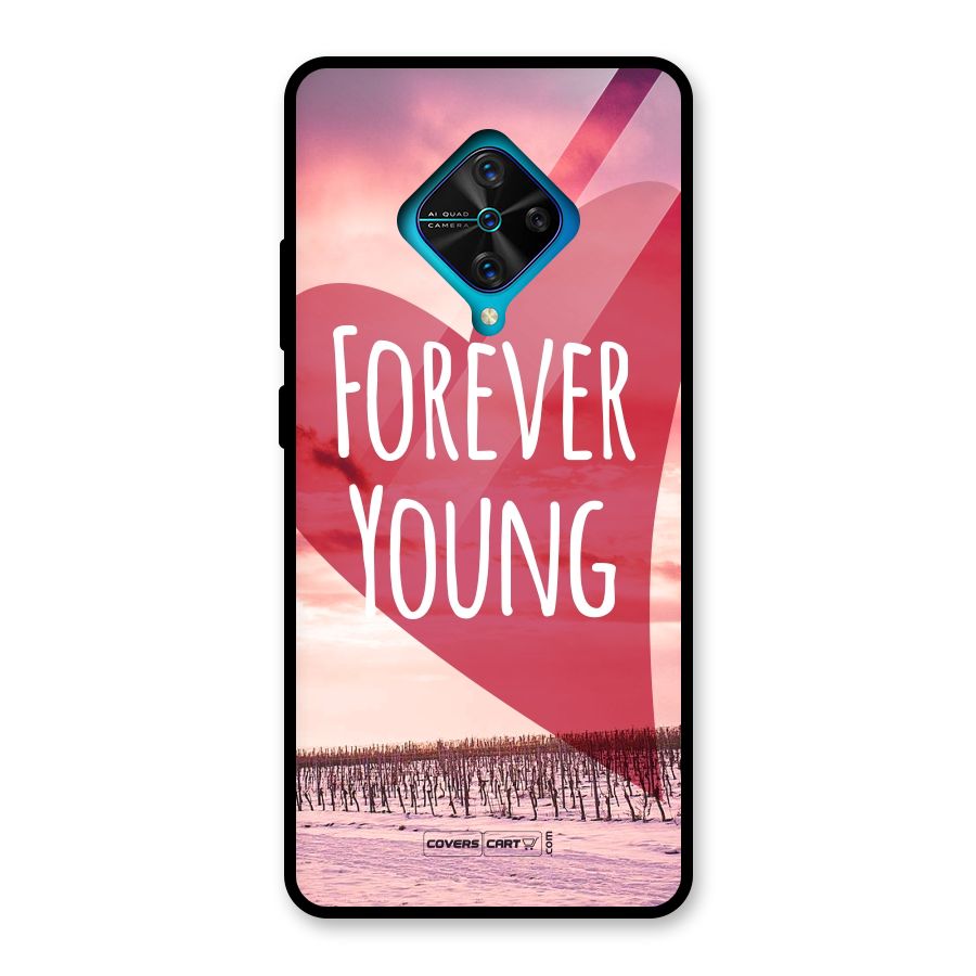 Forever Young Glass Back Case for Vivo S1 Pro