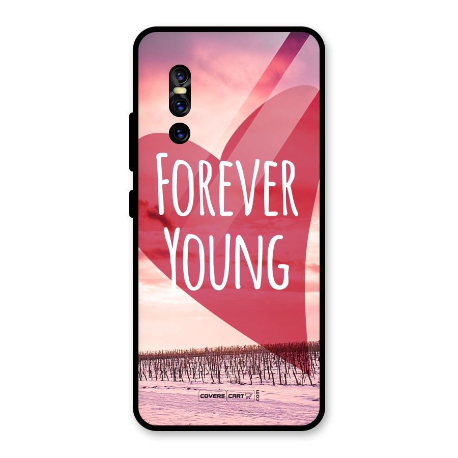Forever Young Glass Back Case for Vivo V15 Pro