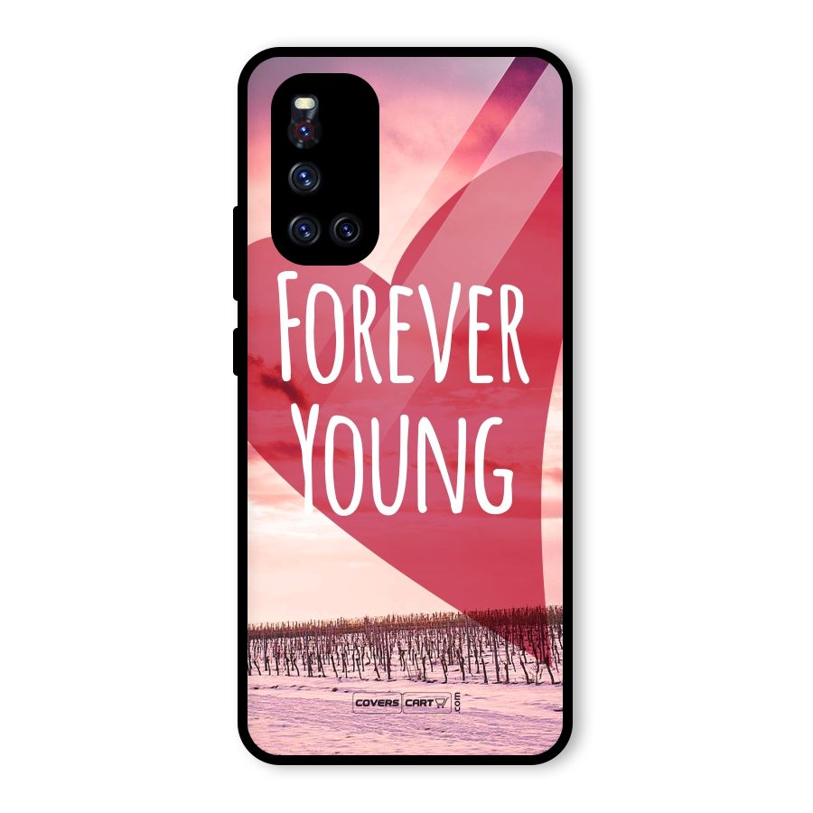 Forever Young Glass Back Case for Vivo V19