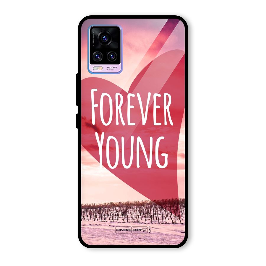 Forever Young Glass Back Case for Vivo V20 Pro