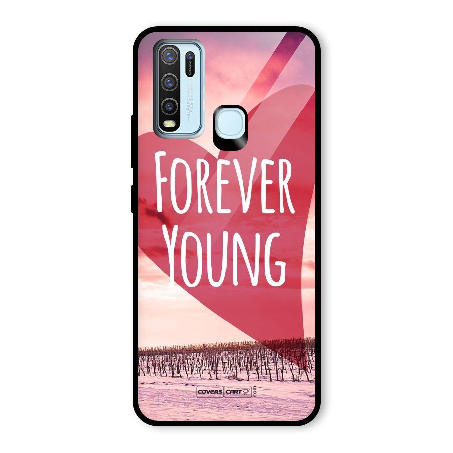 Forever Young Glass Back Case for Vivo Y30