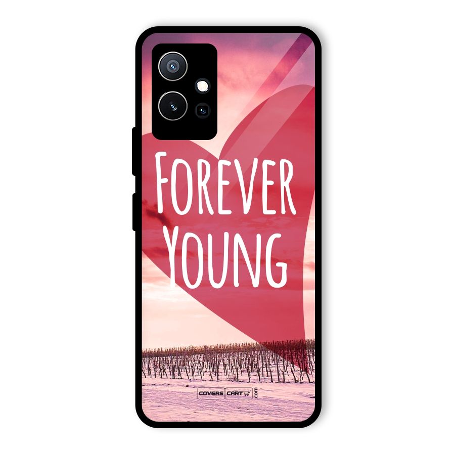 Forever Young Glass Back Case for Vivo Y75 5G