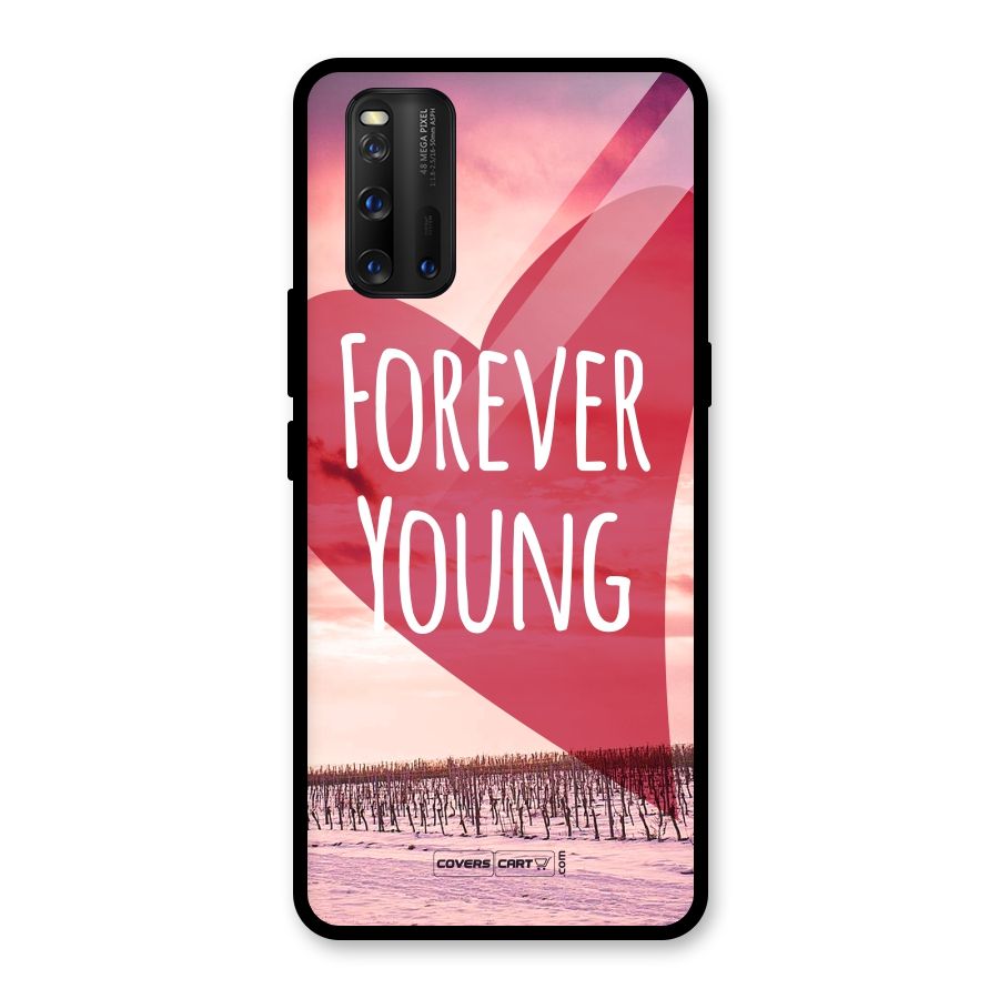 Forever Young Glass Back Case for Vivo iQOO 3