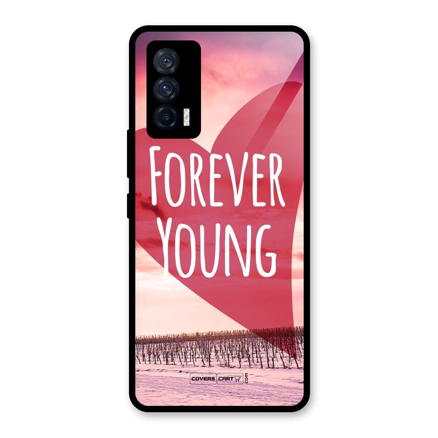 Forever Young Glass Back Case for Vivo iQOO 7 5G