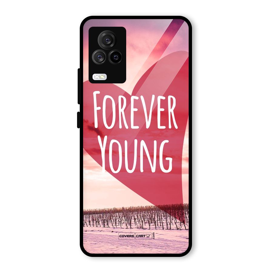 Forever Young Glass Back Case for Vivo iQOO 7 Legend 5G