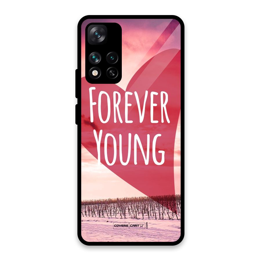 Forever Young Glass Back Case for Xiaomi 11i HyperCharge 5G