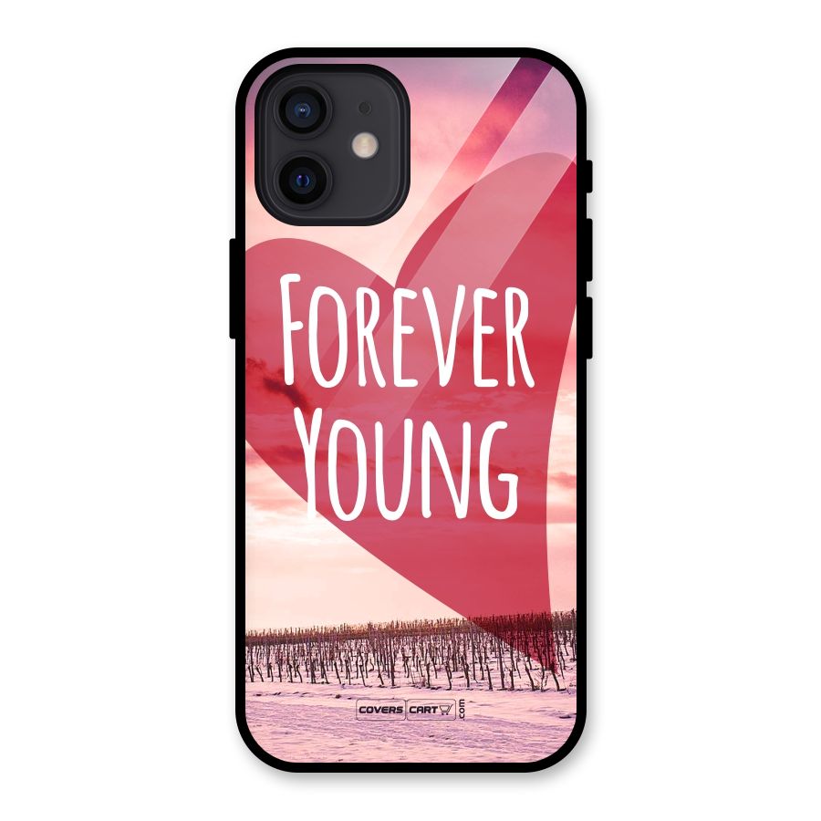 Forever Young Glass Back Case for iPhone 12