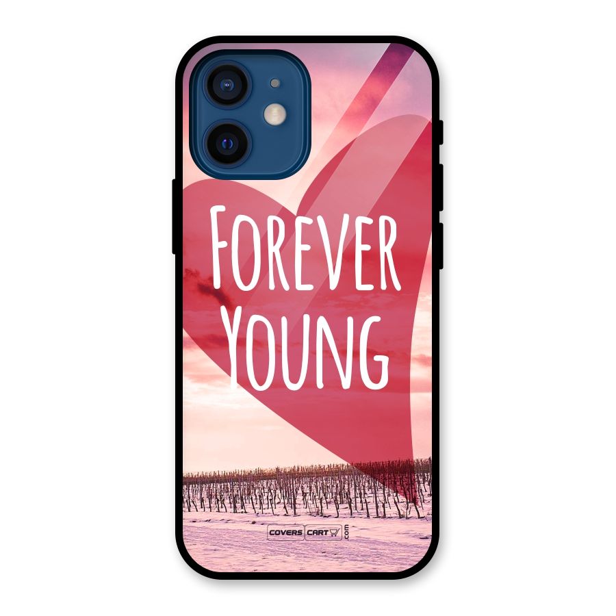 Forever Young Glass Back Case for iPhone 12 Mini