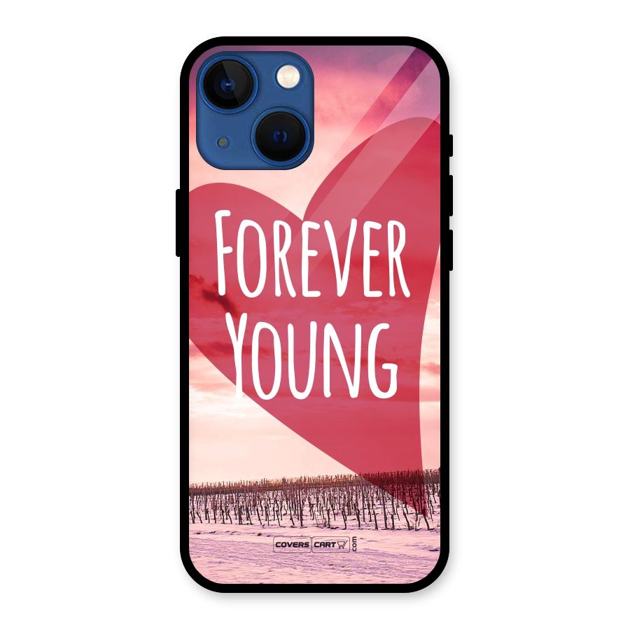 Forever Young Glass Back Case for iPhone 13 Mini