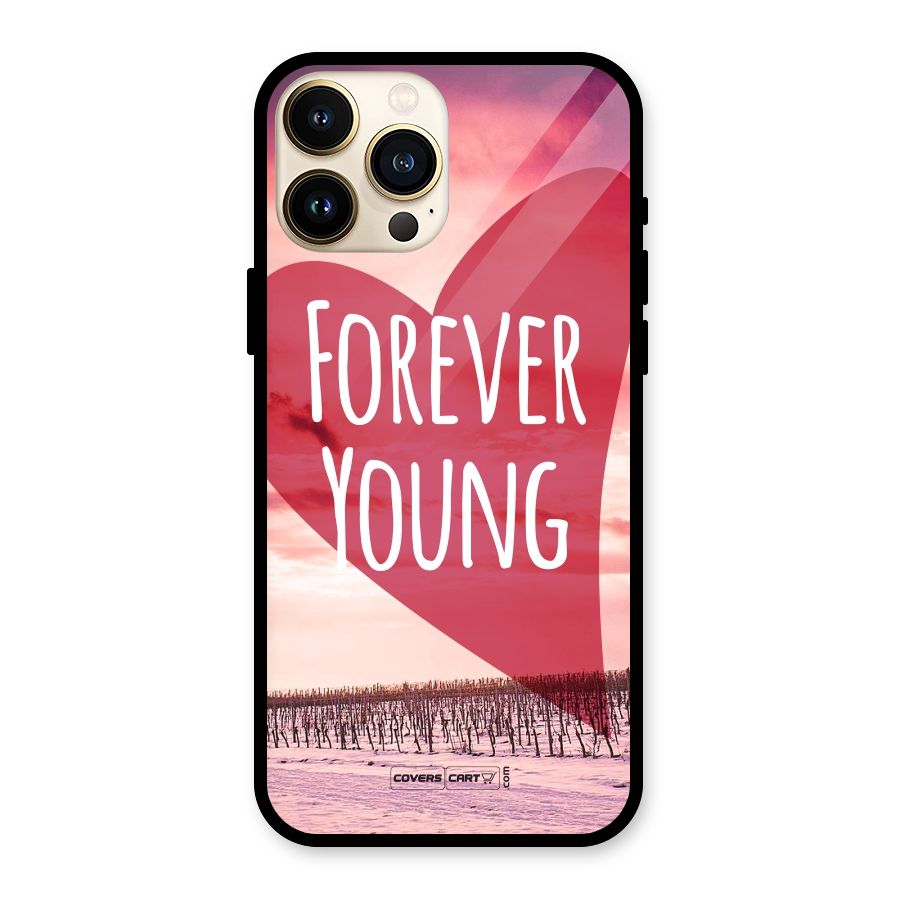 Forever Young Glass Back Case for iPhone 13 Pro Max
