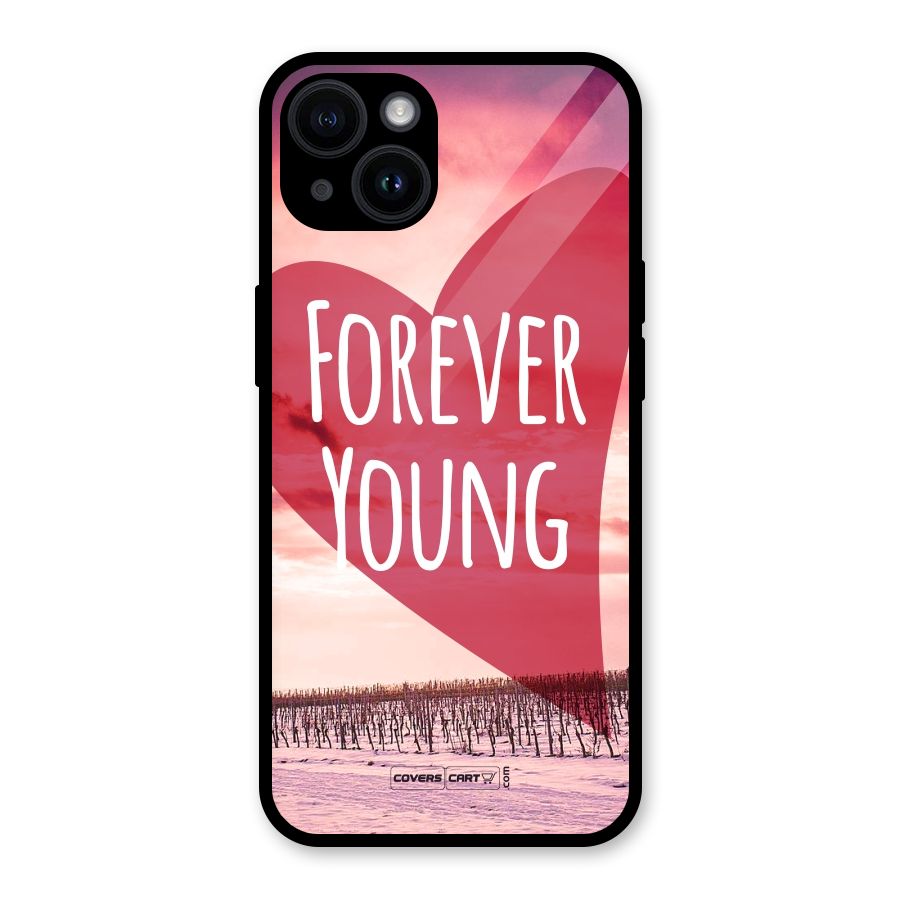 Forever Young Glass Back Case for iPhone 14
