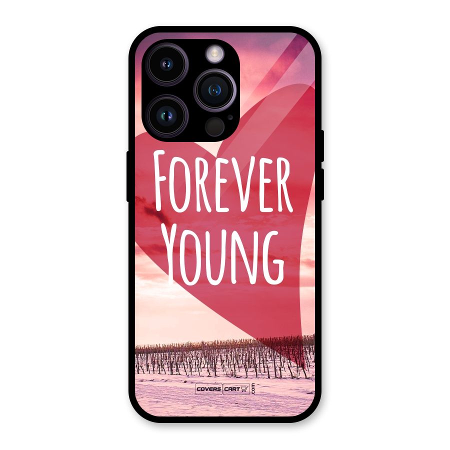 Forever Young Glass Back Case for iPhone 14 Pro