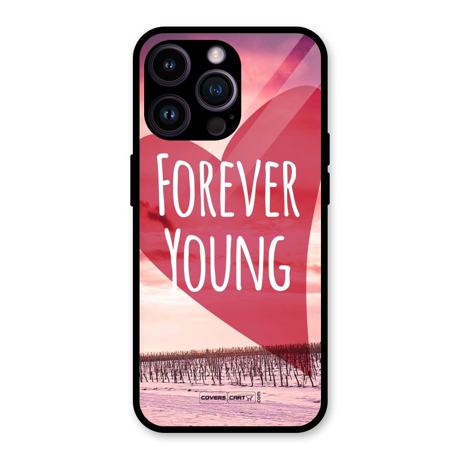 Forever Young Glass Back Case for iPhone 14 Pro Max