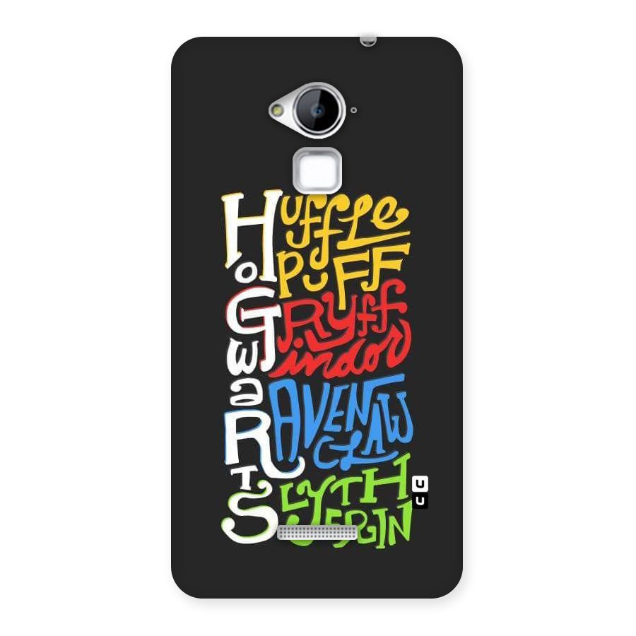 Four Colored Homes Back Case for Coolpad Note 3
