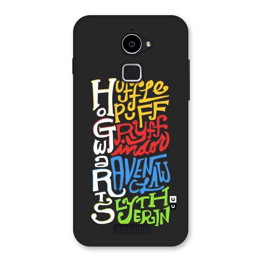Four Colored Homes Back Case for Coolpad Note 3 Lite