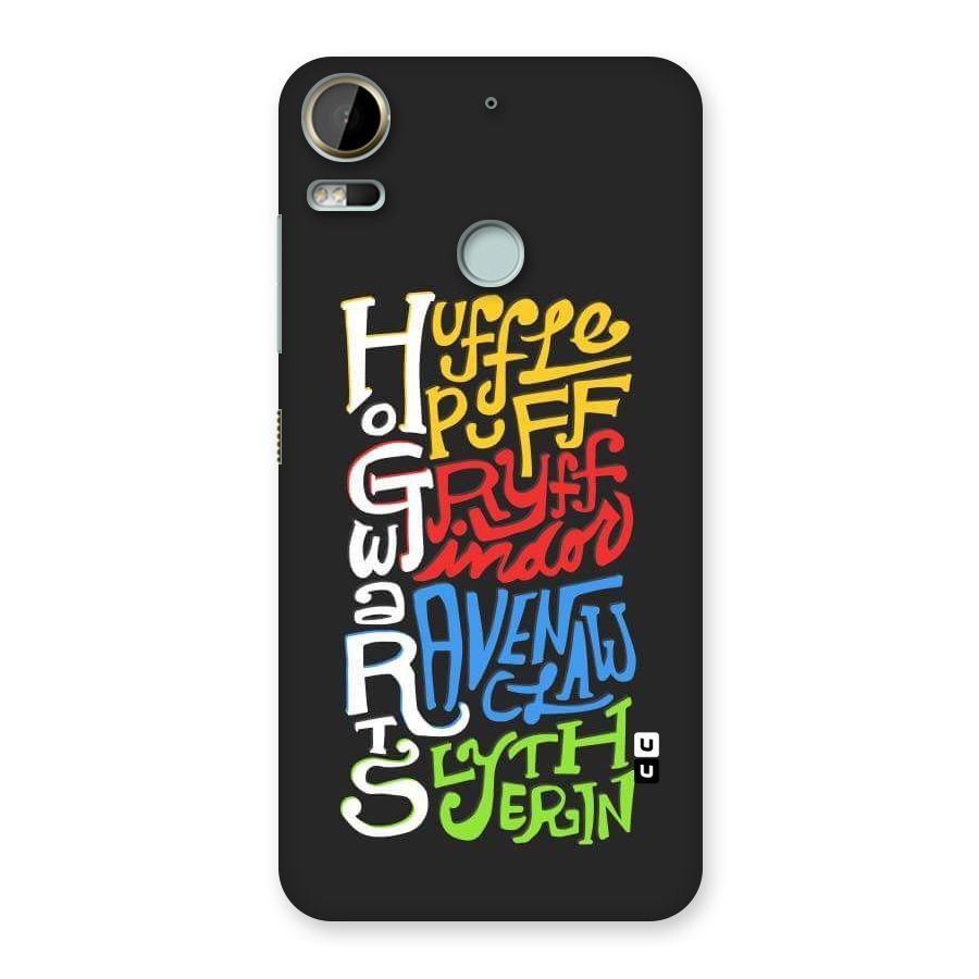 Four Colored Homes Back Case for Desire 10 Pro