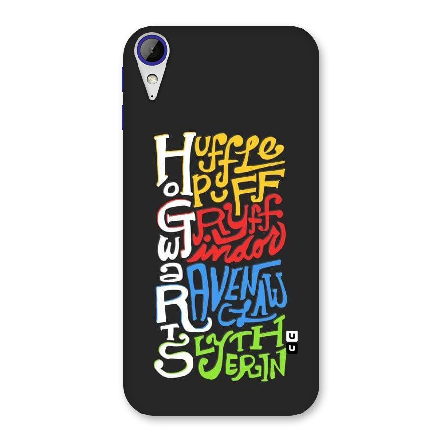 Four Colored Homes Back Case for Desire 830