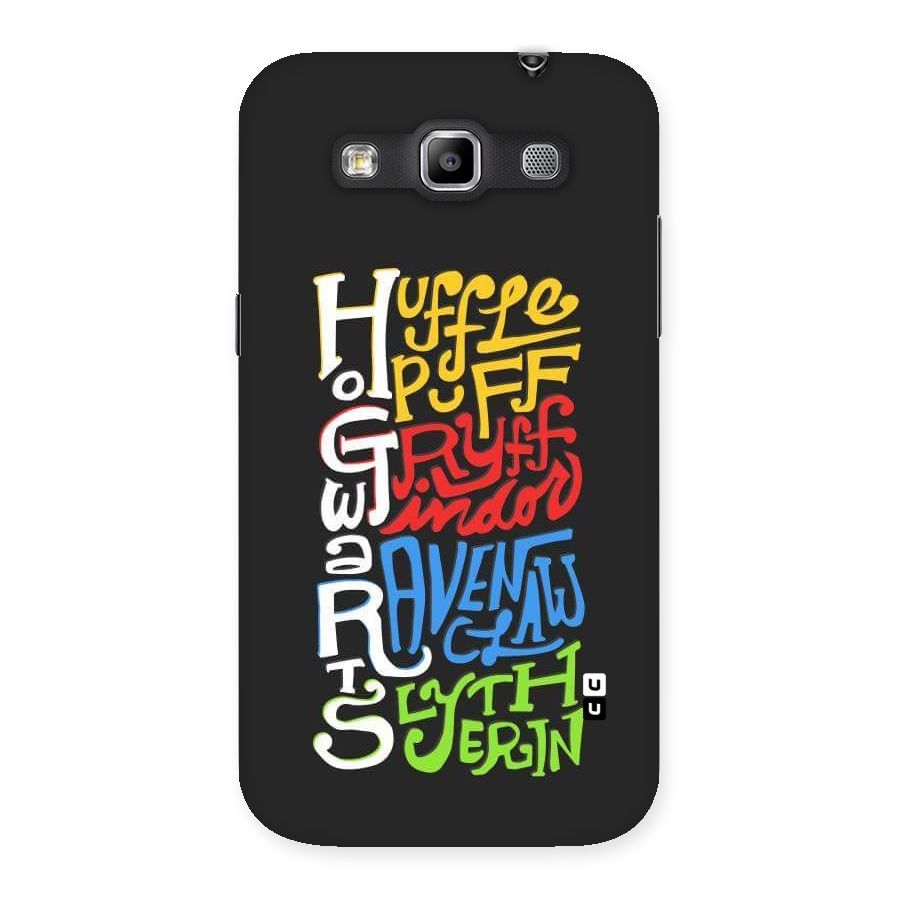 Four Colored Homes Back Case for Galaxy Grand Quattro