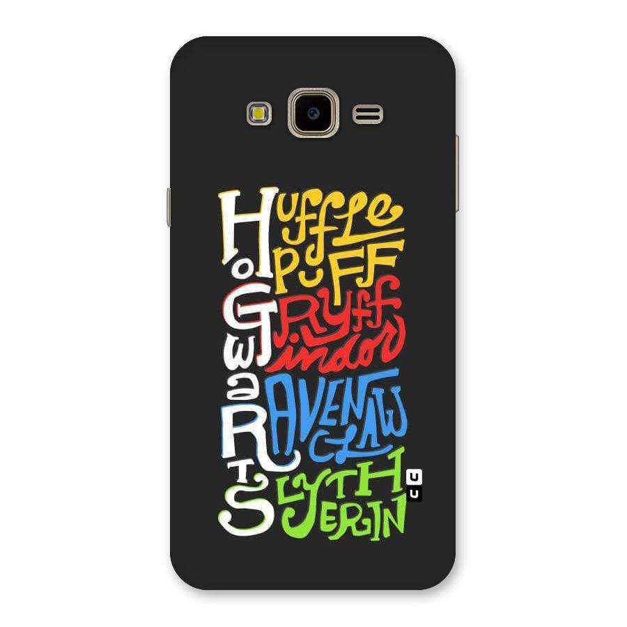 Four Colored Homes Back Case for Galaxy J7 Nxt