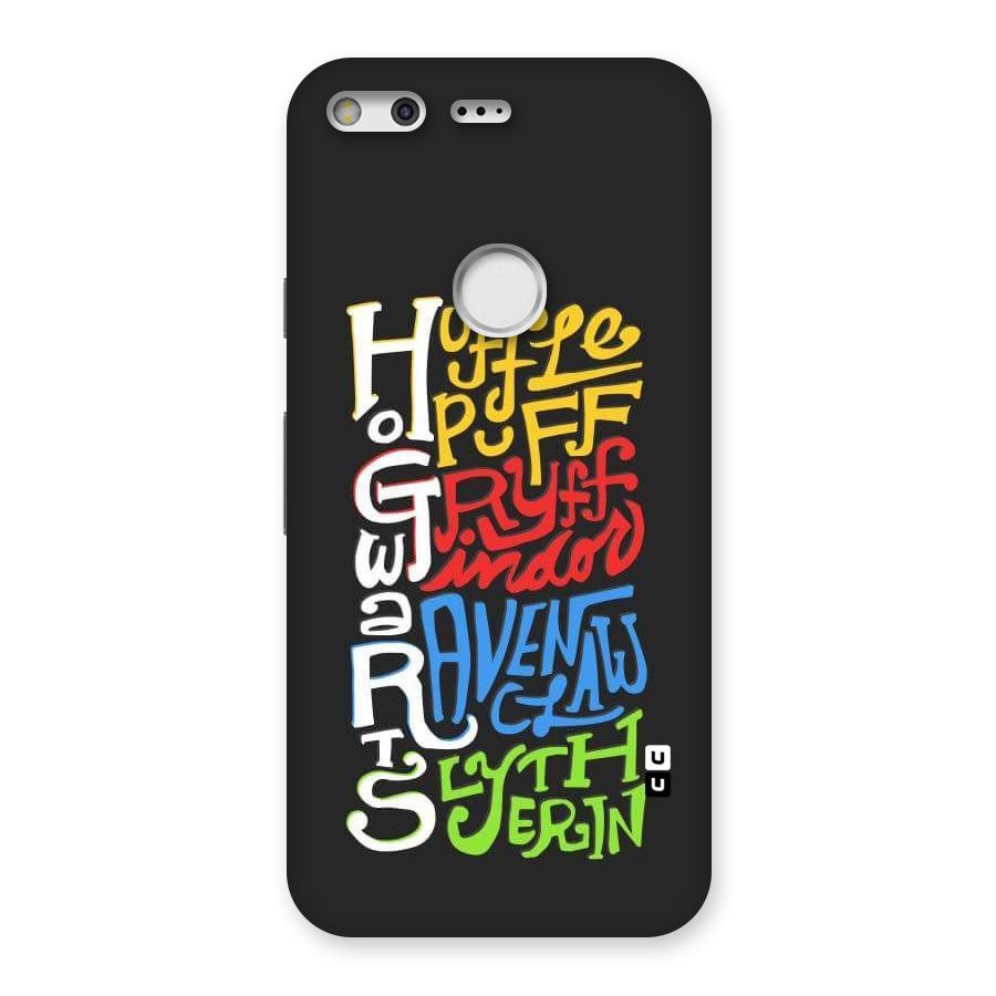 Four Colored Homes Back Case for Google Pixel