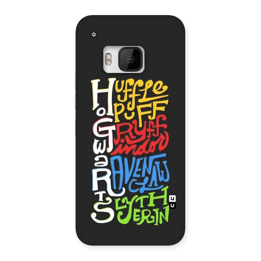 Four Colored Homes Back Case for HTC One M9