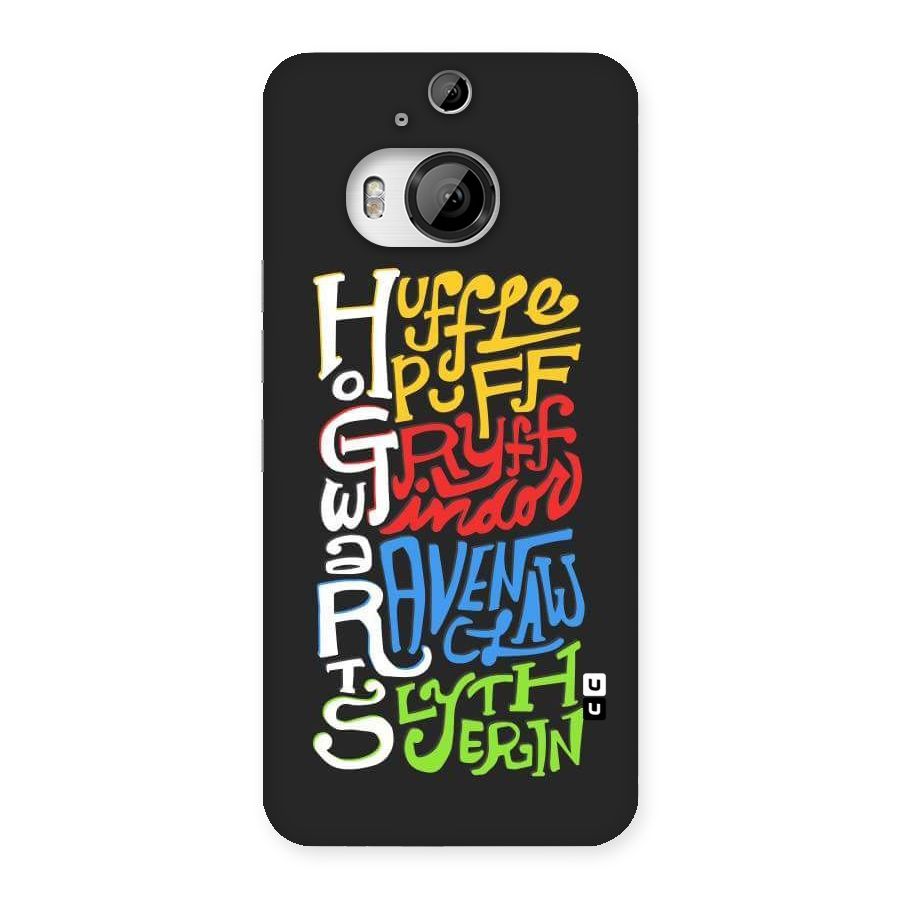 Four Colored Homes Back Case for HTC One M9 Plus