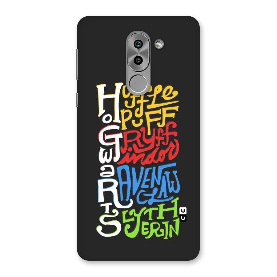 Four Colored Homes Back Case for Honor 6X