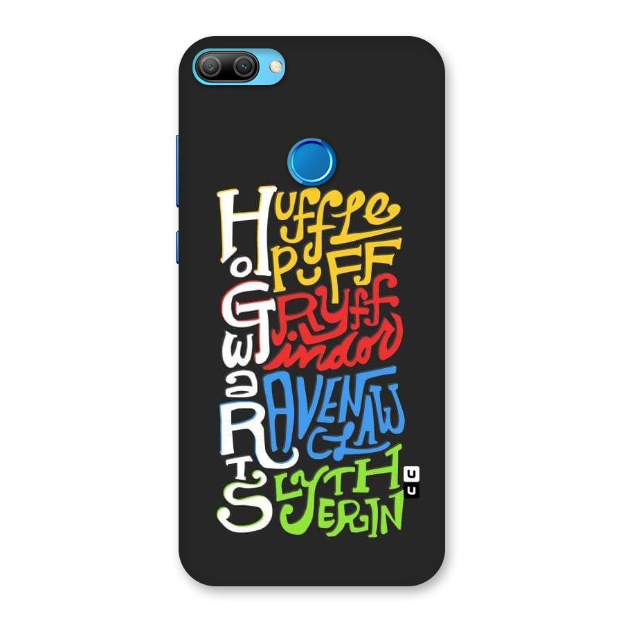 Four Colored Homes Back Case for Honor 9N