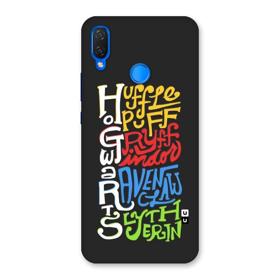 Four Colored Homes Back Case for Huawei Nova 3i