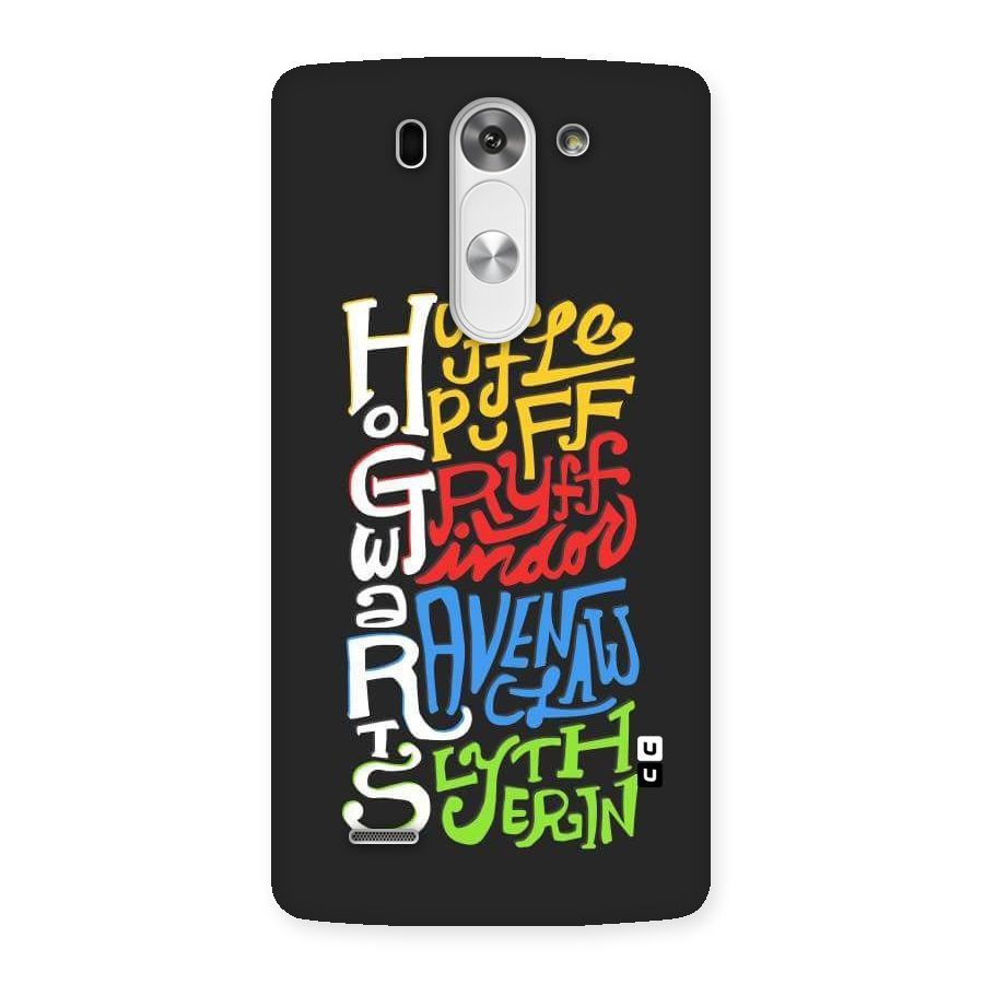 Four Colored Homes Back Case for LG G3 Mini