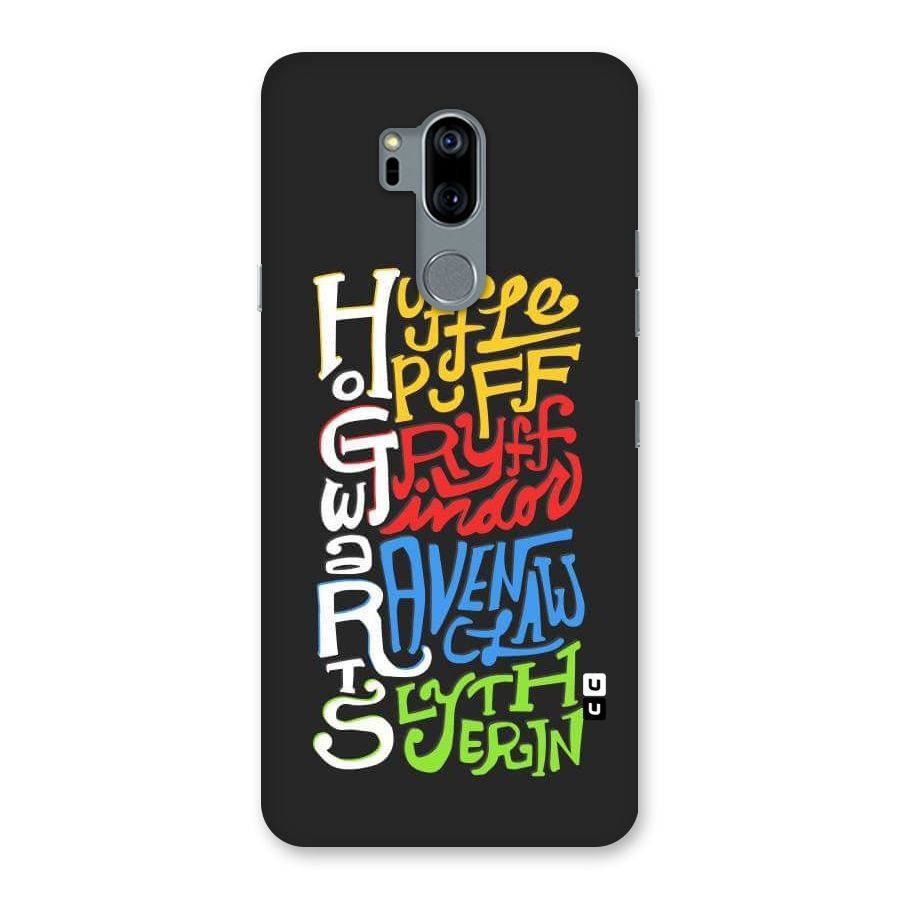 Four Colored Homes Back Case for LG G7