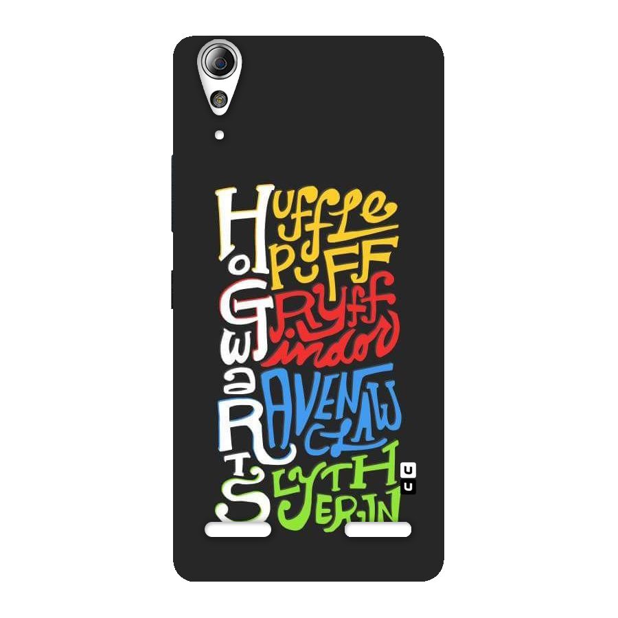 Four Colored Homes Back Case for Lenovo A6000