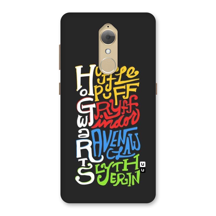 Four Colored Homes Back Case for Lenovo K8