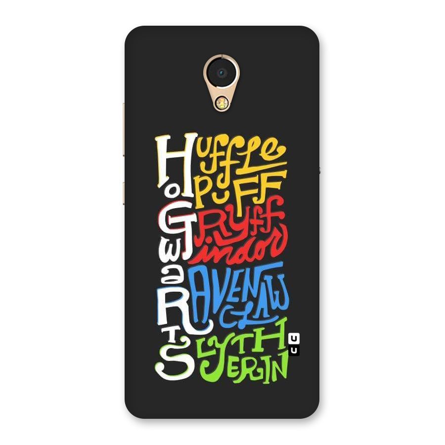 Four Colored Homes Back Case for Lenovo P2