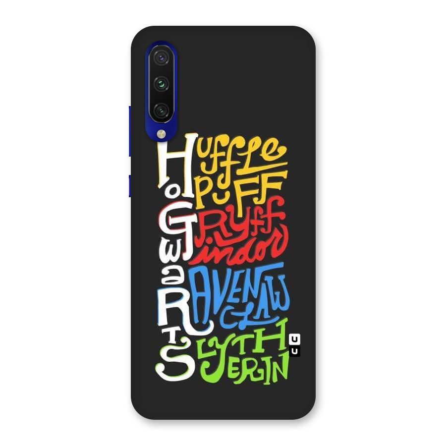 Four Colored Homes Back Case for Mi A3