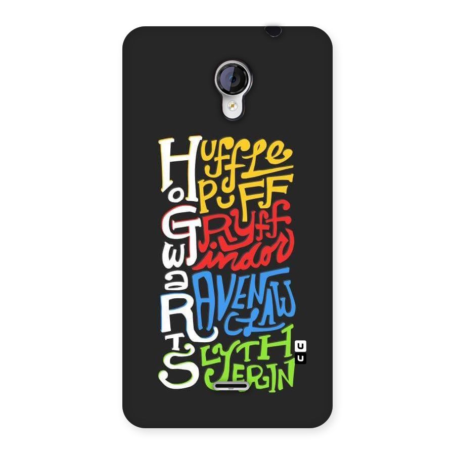 Four Colored Homes Back Case for Micromax Unite 2 A106