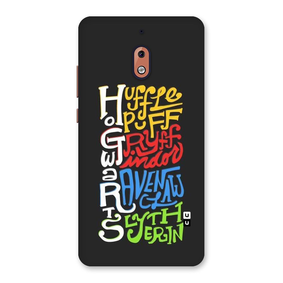 Four Colored Homes Back Case for Nokia 2.1